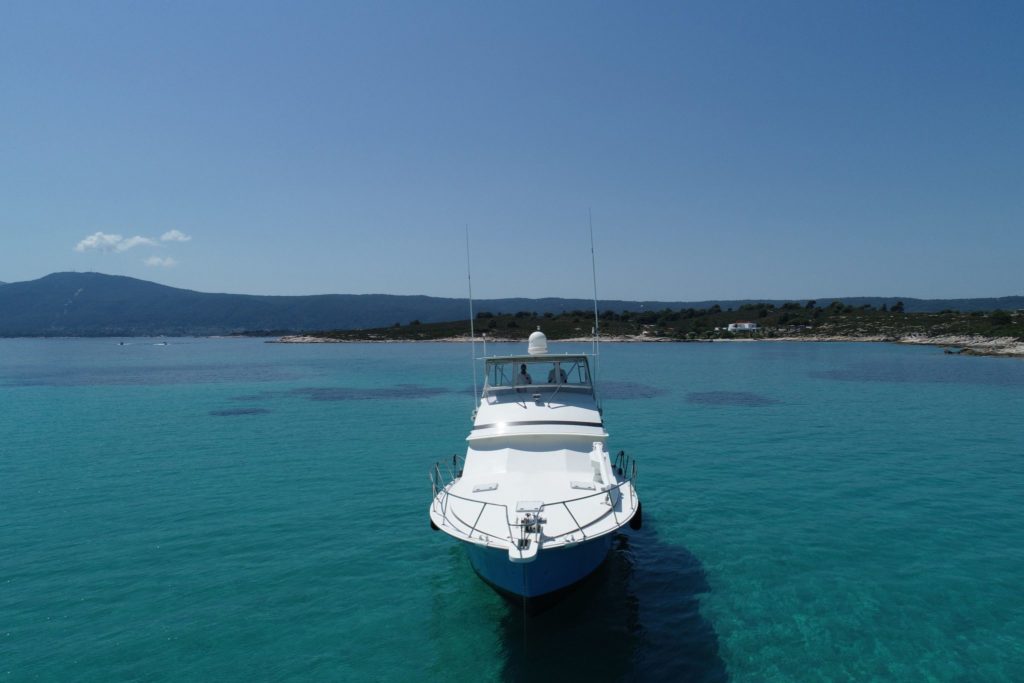 Name: “Invictus” – Bertram Convertible Flybridge, 16m American Luxury Yacht
